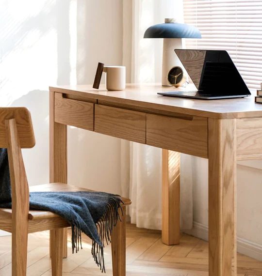 Humbie Solid Oak Study Desk 140CM(Oak Furniture Store) Carousel 5
