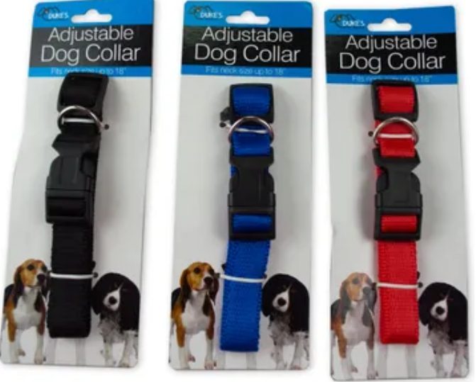Adjustable Nylon Dog Collar Carousel 1