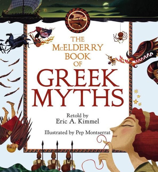 The McElderry Book Of Greek Myths by Eric A. Kimmel - Hardcover Carousel 1