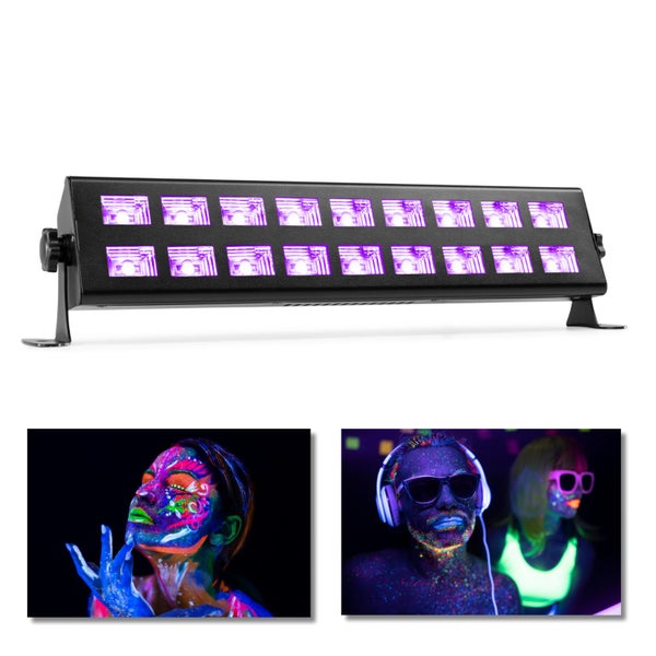 UV LED Bar - 2x 9 LEDs Carousel 1