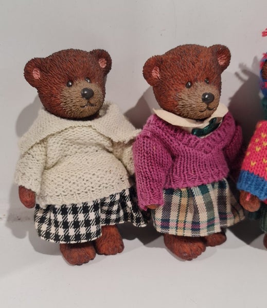 Russ Bears From The Past - Bulk Lot Russ Teddy Ornaments Teddy Town ^ Carousel 3