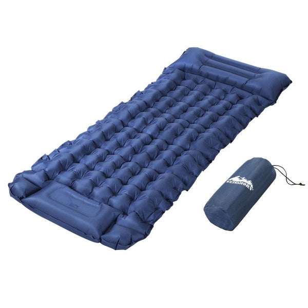 Goslash Picks Self Inflating Mattress Camping Sleeping Mat Air Bed Single Pil... Carousel 1
