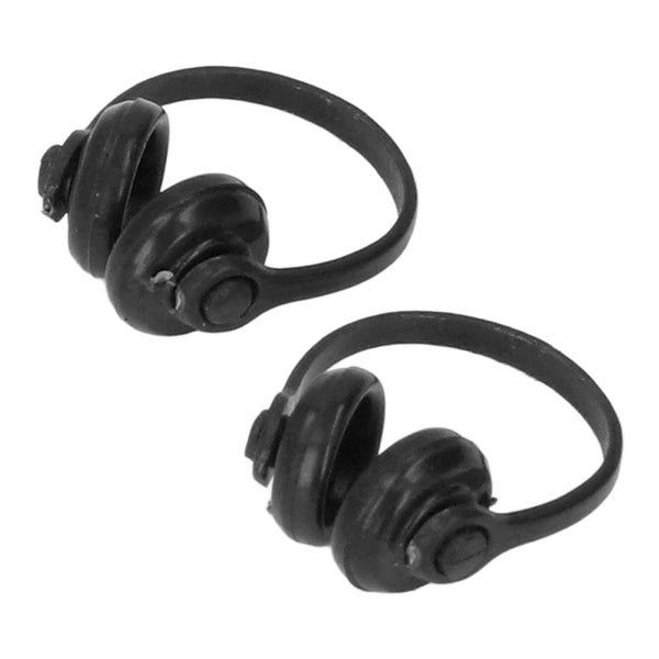 dollhouse headphone model 2pcs 1/12 Scale Miniature Headset Model High Carousel 2