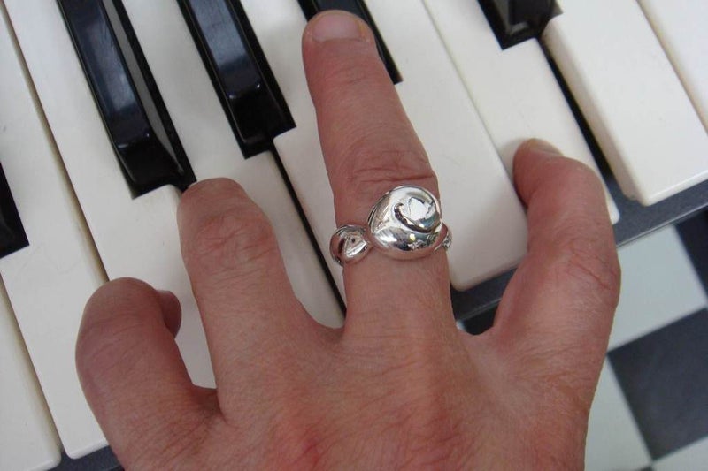 Ring | Koru Drop | nz made | size O | 925 Stg Silver #303 Carousel 2