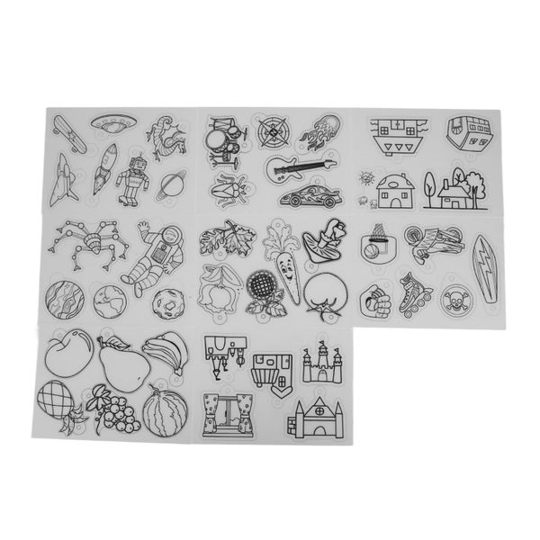 shrinky dink paper shrinky dink sheets shrink plastic shrink paper 8Pcs Shrinky Carousel 8