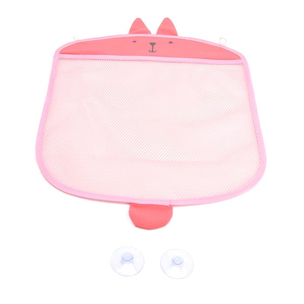 bathroom toy holder Baby Bath Toy Organizer Sucking Disc Mesh Net Breathable Carousel 2
