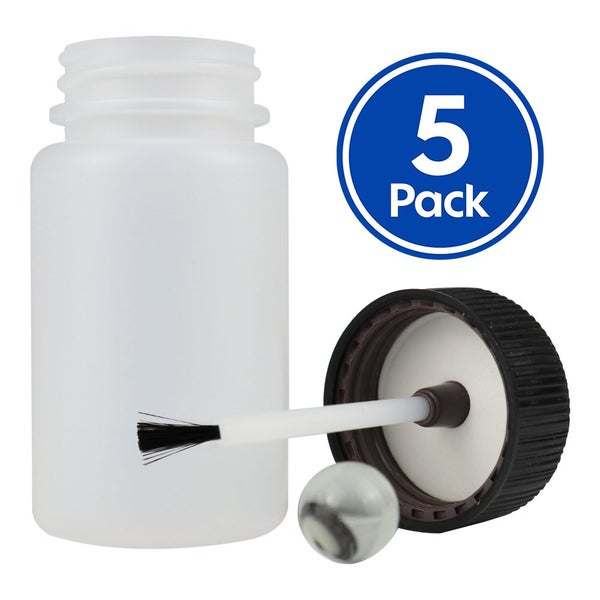 Empty Touch Up Bottles 50ml + Brush Attached To Lid x 5 Pack Carousel 1