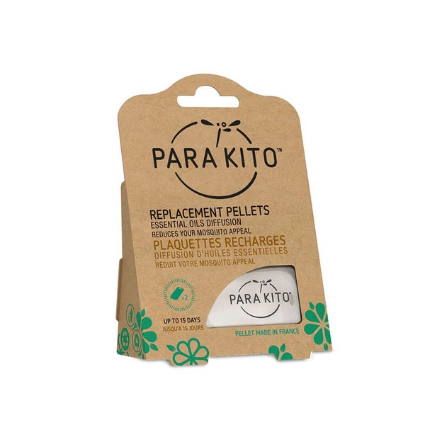 Parakito Mosquito Band Refill Pellets, Essential Oil Based (2 Pack) Carousel 1