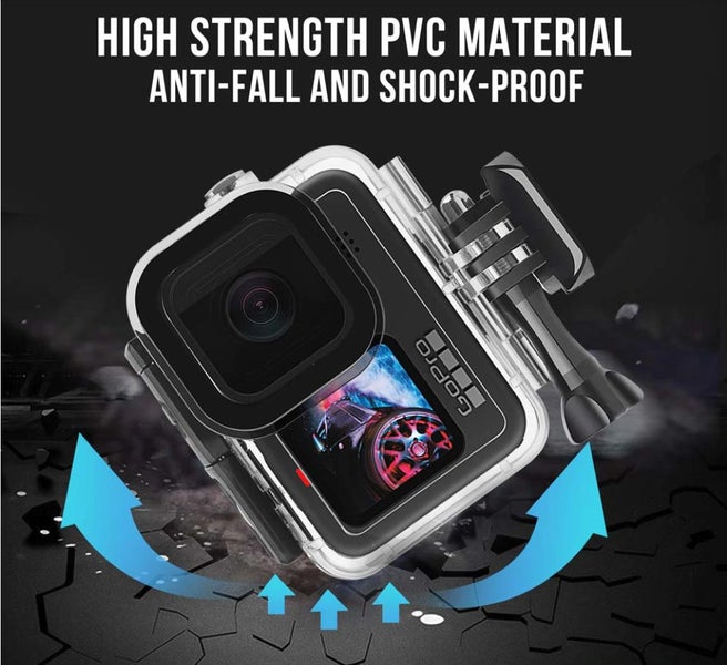 SHOOT 45M Waterproof Diving Case for GoPro Hero 9/10/11/12/13 Black Carousel 2