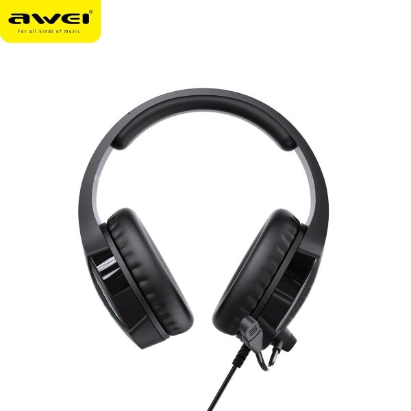 Gaming Headphones - LED Side Lights - Mic Wand - Over Ear Muffs Carousel 2