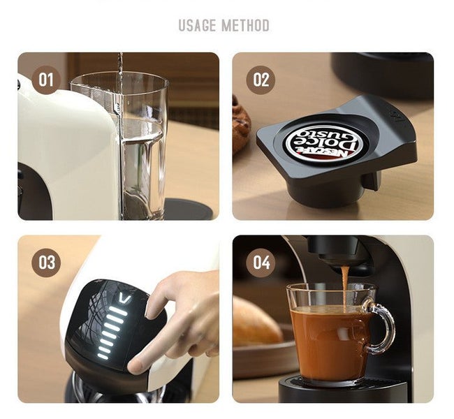 Italian Espresso Capsule Machine 3-in-1 Multi Capsule Pod Coffee Machine Carousel 11