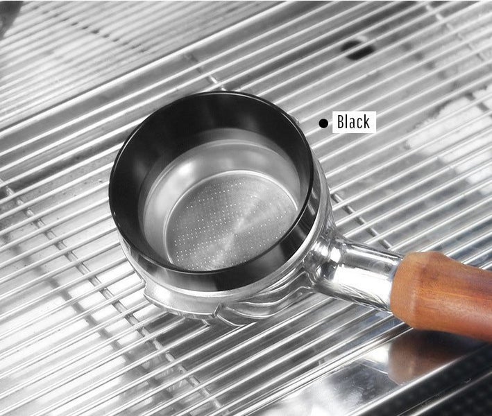 Aluminum Espresso Coffee Maker Dosing Ring for Portafilter Filter - 51mm Black Carousel 4