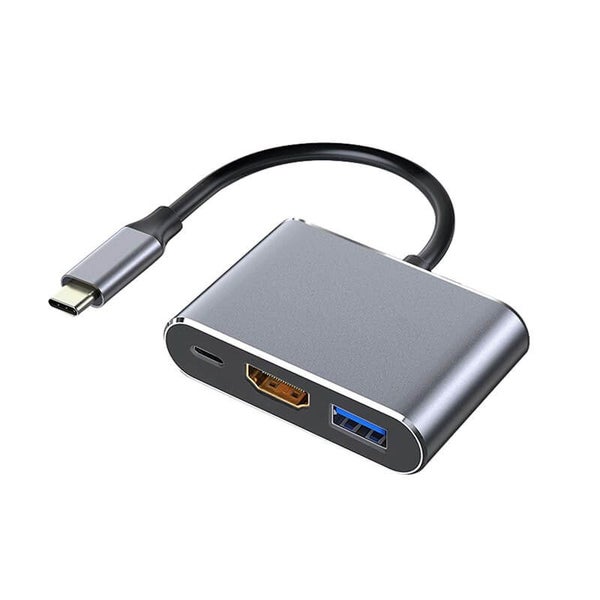 3-in-1 Type-C Adapter HUB (Type-C to USB+HDMI+PD) MacBook Available Carousel 1