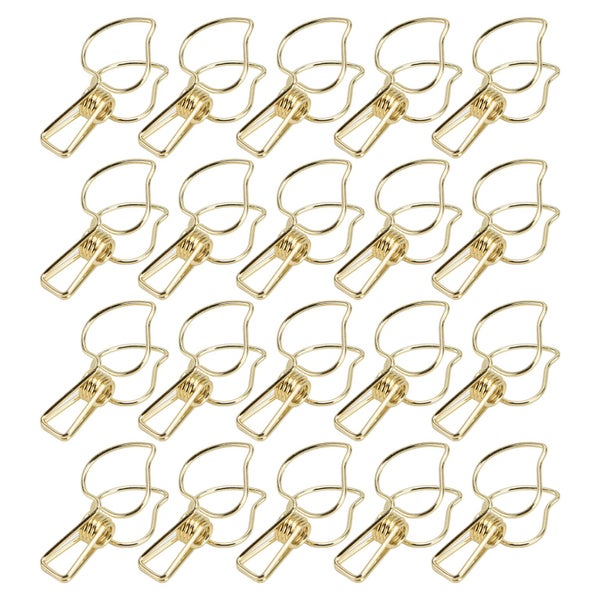 small metal clips clamp binder metal binder paper binder binder clips 20Pcs Carousel 8