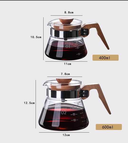 600ML Glass Range Serve with Wooden Handle64519165067393112