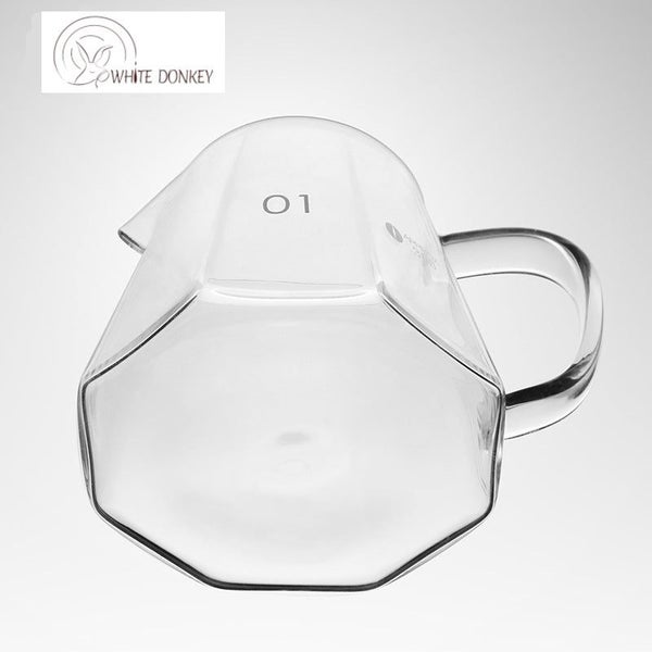 V60 Glass Coffee Range Server - Octagon Design 450M62981390031361111