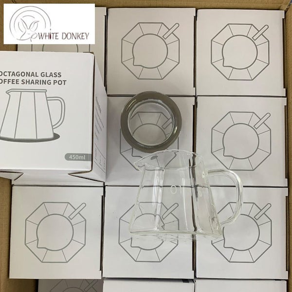 V60 Glass Coffee Range Server - Octagon Design 450M62981390031361113