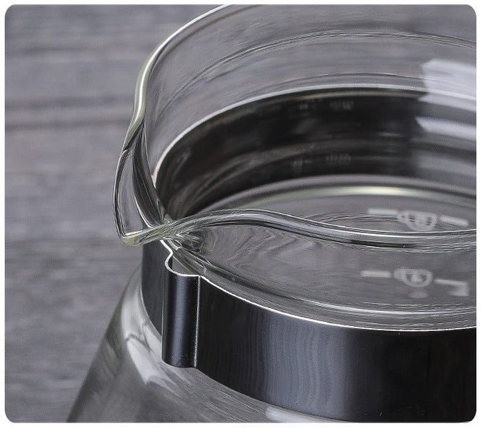 400ML Glass Range Serve with Wooden Handle62981390069121112