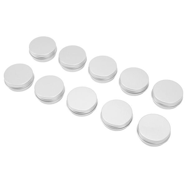 empty round aluminum tins round lip balm tin containers aluminum round cans Carousel 2