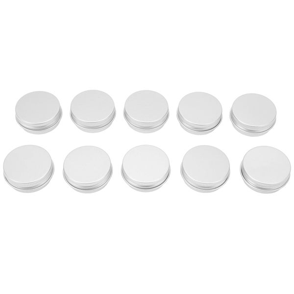 empty round aluminum tins round lip balm tin containers aluminum round cans Carousel 7