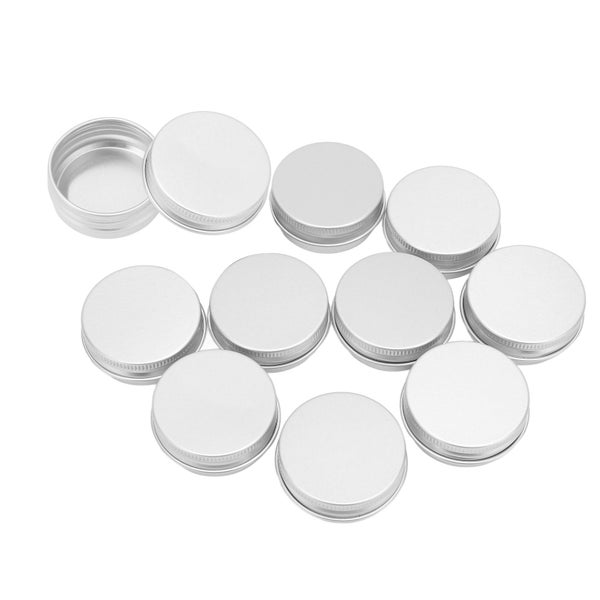 empty round aluminum tins round lip balm tin containers aluminum round cans Carousel 1