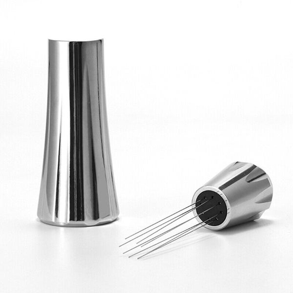 Espresso Coffee Stirrer Aluminum Alloy Coffee Distributor Needle Silver Carousel 2