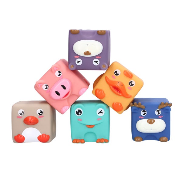 soft blocks Soft Stacking Building Blocks Cute Cartoon Pattern Soft Building Carousel 1
