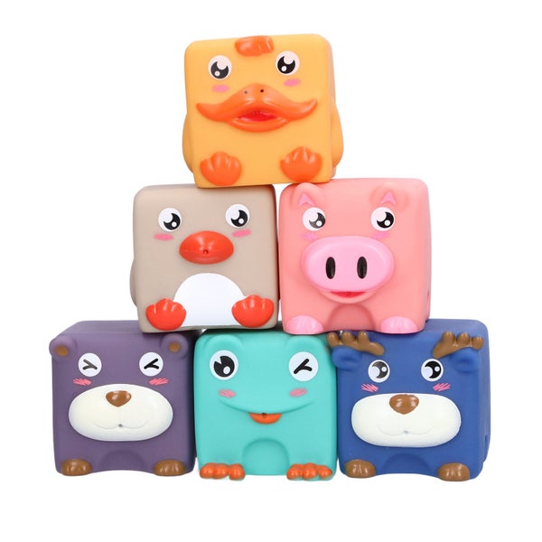 soft blocks Soft Stacking Building Blocks Cute Cartoon Pattern Soft Building Carousel 8