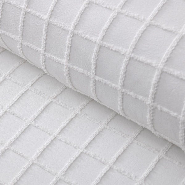 Vintage Design Homewares Parquet White Polyester Cotton Quilt Cover Set Carousel 3