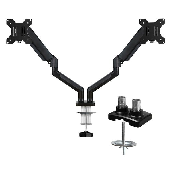 Traderight Monitor Stand Dual Arm TV Bracket Screen LED Holder Desk Freestanding Carousel 1
