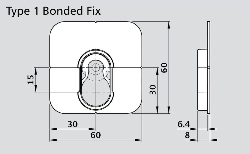 Button-Fix Type 1 Bonded - Panel fixing made easy - 4qty Carousel 2