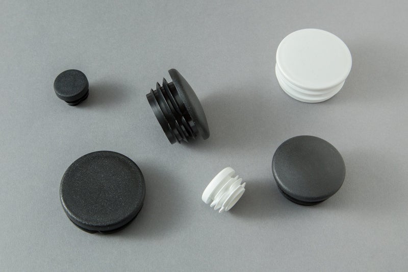 50mm Round Black Tube Inserts 2.5-4.0mm wall - 8Qty Carousel 1