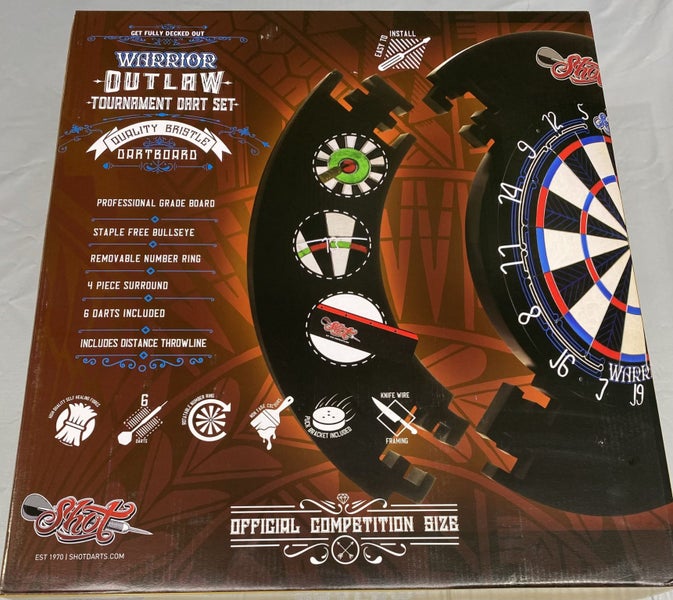 Shot Darts Warrior Premium Dart set. Carousel 1