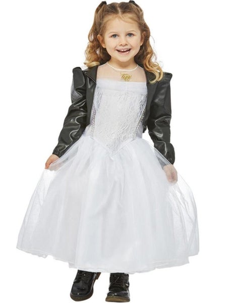 Bride of Chucky Tiffany Toddler and Girls Costume Carousel 1