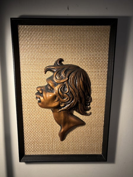 2 x Retro copperAboriginal Wall Hangings Carousel 2