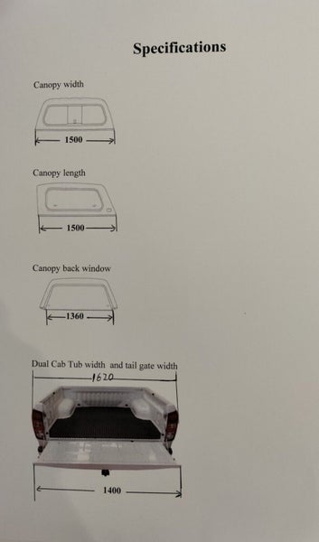 NEW Dual cab ute with canopy cover, ute tent for outdoor camping, tent, camping Carousel 2