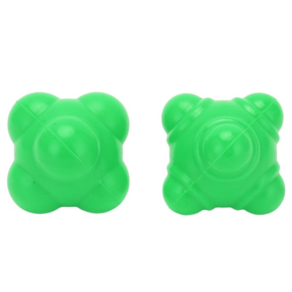 reaction balls irregular shape reaction balls 2pcs Rubber Reaction Bounce Balls Carousel 8