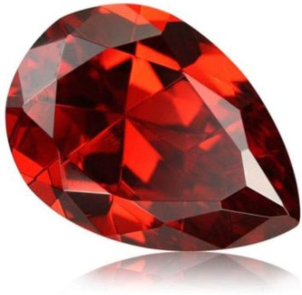 Orange Red Spessartine Garnet 1.51 Ct. VS Pear Shape Natural Gemstone Unheated Carousel 1