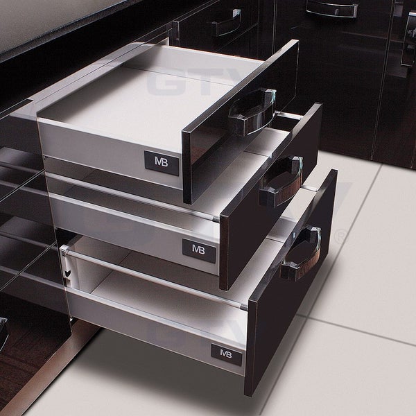 GENEVA SHAKER MATTE WHITE - 3 drawer 400mm MBox Carousel 2