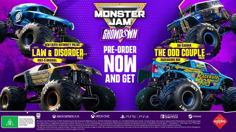 Monster Jam Showdown Day One Edition (Xbox Series X, Xbox One) Carousel 2
