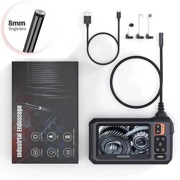 Industrial Endoscope 8mm HD1080P 4.3inch IPS Screen 1080P Pipe Inspection Cam... Carousel 1