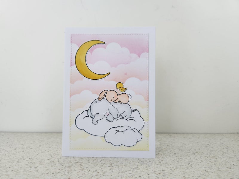 Handmade Card - Baby Carousel 6