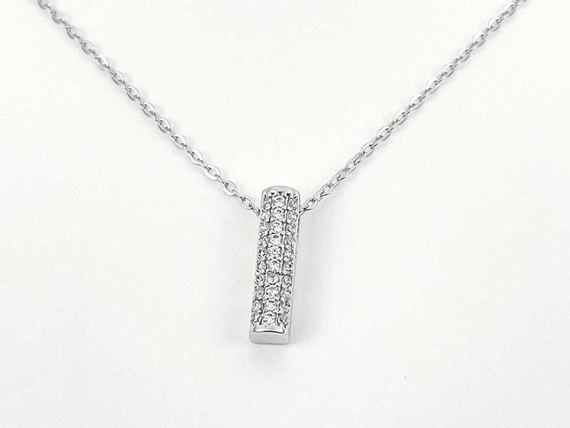 Delicate Splendor White Gold with Zirconia Necklace Carousel 1