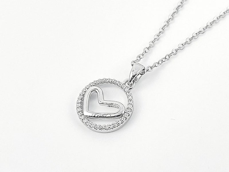 Dazzling Choice of White Gold with Zirconia Necklace Carousel 1