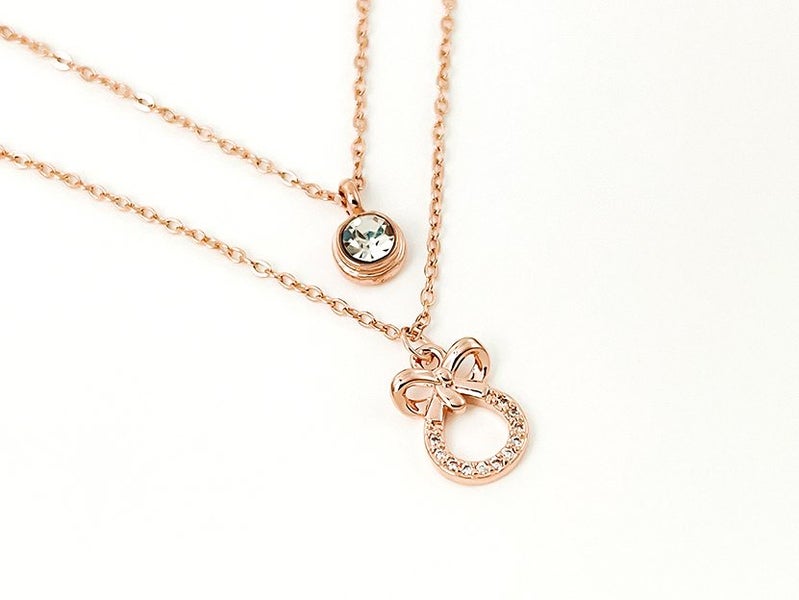 Rose Gold Zirconia Pendant with Refined Beauty Carousel 2