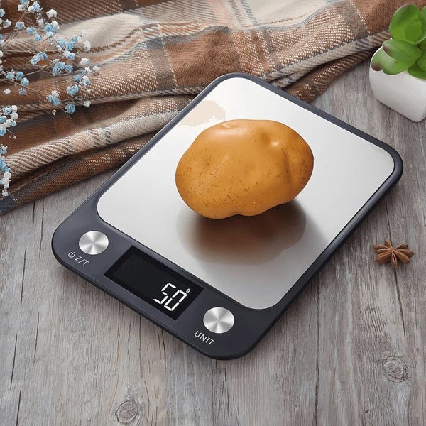 ANYGLEAM Gray Stainless Kitchen Scale 10Kg Accurate Measure Electronic Portab... Carousel 2