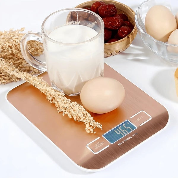 ANYGLEAM Golden Stainless Home Kitchen Coffee Food Scale 10Kg Accurate Measur... Carousel 2