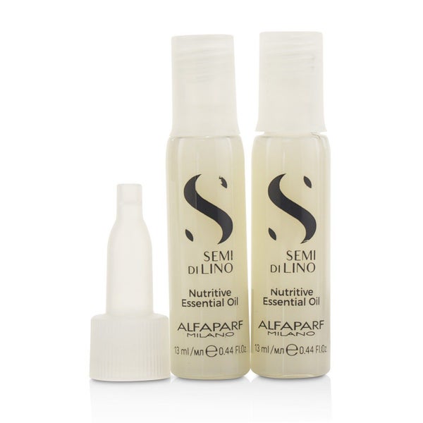 AlfaParf Semi Di Lino Moisture Nutritive Essential Oil (Dry Hair) 6x13ml/0.44oz Carousel 2