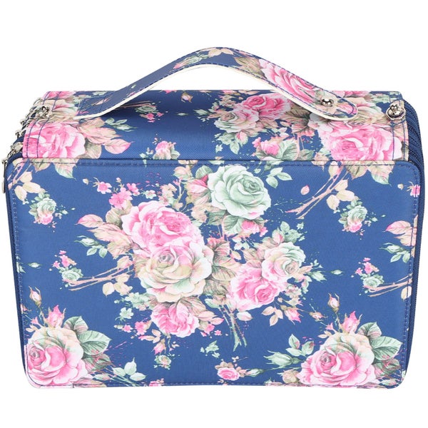 printed pencil case zipper pencil case Pencil Case Rose Printed Multi Layer Carousel 2