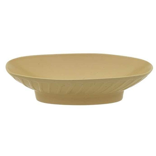 Ecology Portsea Oval Footed Dish Ochre 20cm Carousel 1
